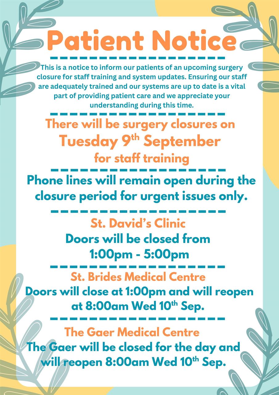 Patient notice